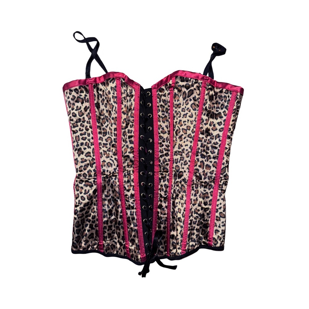 Leopard Print Reversible Corset